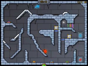 Fireboy and Watergirl in the Ice Temple screenshot 2