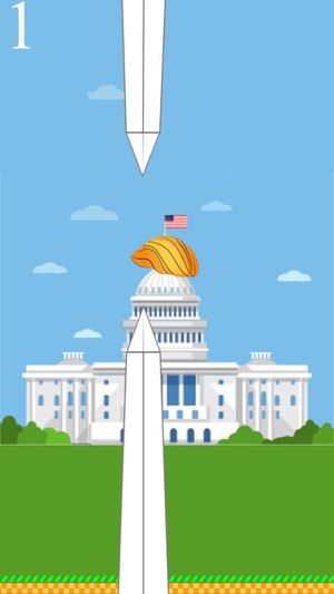 Flappy Trumpadore screenshot 2