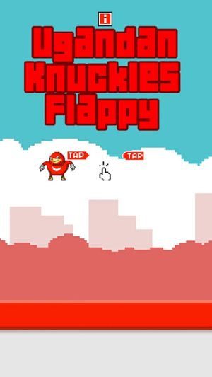 Flappy Ugandan Knuckles screenshot 2