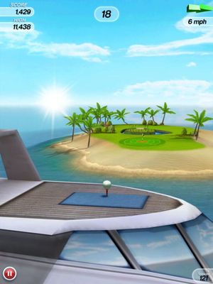 Flick Golf! screenshot 1