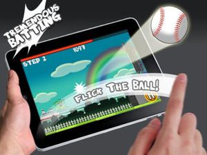 Flick Home Run ! HD screenshot 1