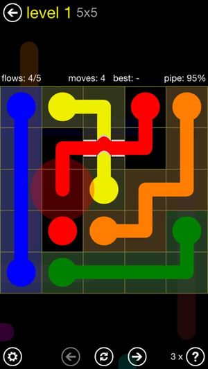 Flow Free: Bridges screenshot 1