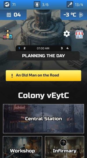 Frost Survivors: Text Game screenshot 1