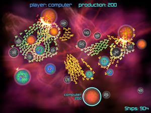 Galcon screenshot 1