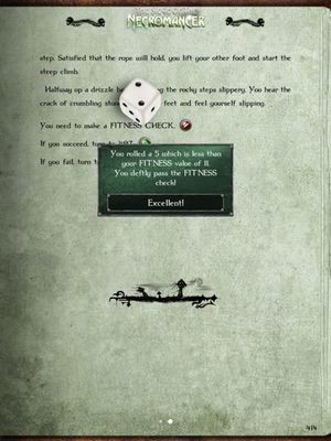 Gamebook Adventures 2: The Siege of the Necromancer screenshot 3