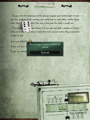 Gamebook Adventures 2: The Siege of the Necromancer screenshot 4