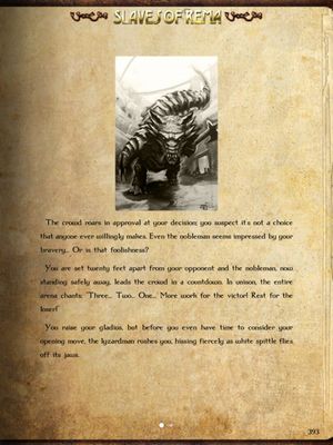 Gamebook Adventures 3: Slaves of Rema screenshot 2