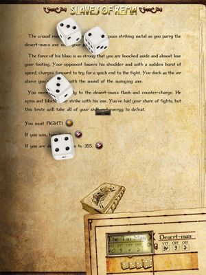 Gamebook Adventures 3: Slaves of Rema screenshot 4
