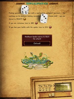 Gamebook Adventures 7: Temple of the Spider God screenshot 2
