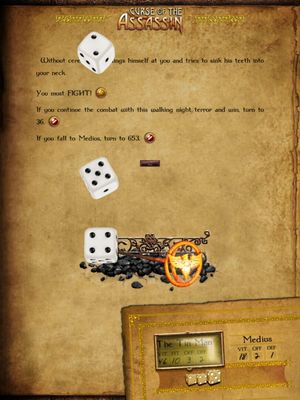 Gamebook Adventures 8: Curse of the Assassin screenshot 3