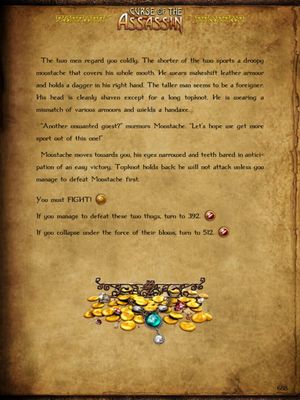 Gamebook Adventures 8: Curse of the Assassin screenshot 4