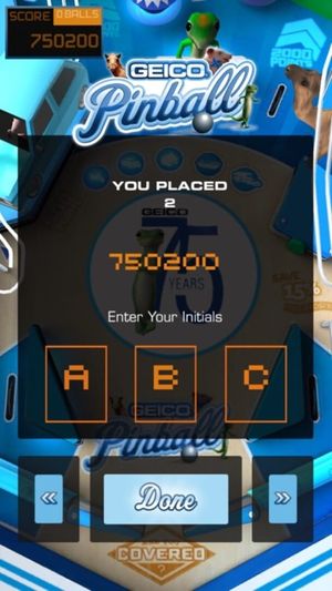 Geico Pinball screenshot 2