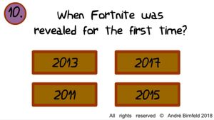 Genius Quiz Fort. Battle Royale screenshot 1