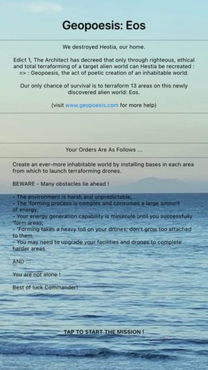 Geopoesis: Eos screenshot 1