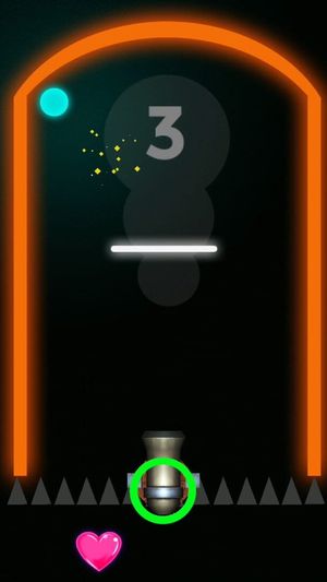 Glow Ball : Bouncy wall screenshot 2