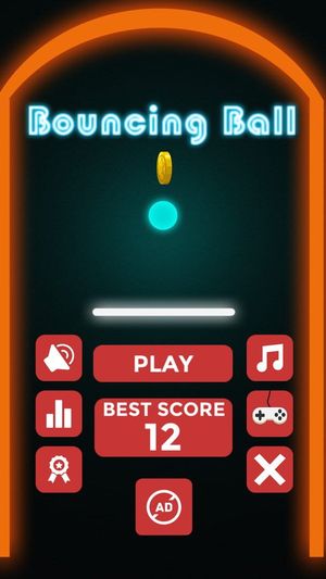 Glow Ball : Bouncy wall screenshot 3