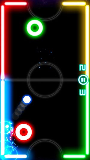 Glow Hockey screenshot 1