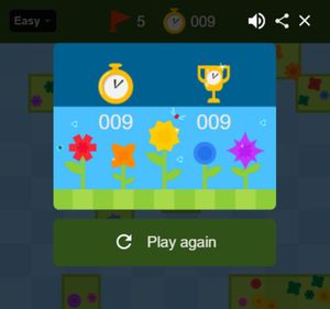 Google Minesweeper screenshot 1