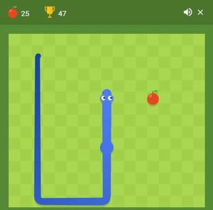 Google Snake screenshot 1