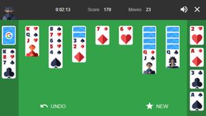 Google Solitaire screenshot 3