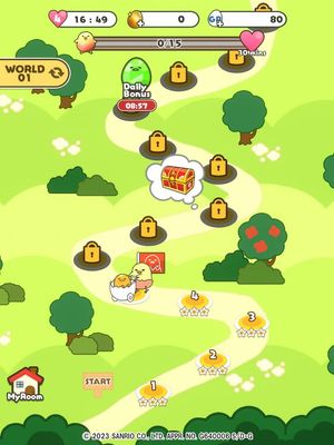 Gudetama Tap! Puzzle screenshot 2