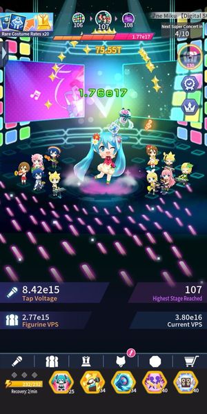 Hatsune Miku: Tap Wonder screenshot 1