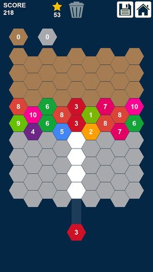 Hexa Attack Puzzle: Shoot n Merge Numbers screenshot 3