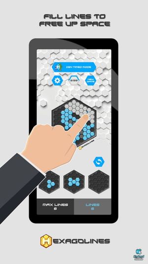 Hexagolines screenshot 1