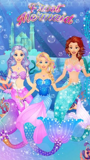 Ice Princess Mermaid Salon: Girls Makeover Games screenshot 3