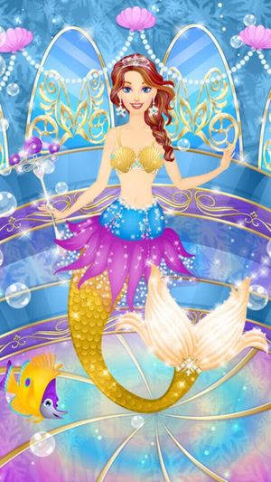 Ice Princess Mermaid Salon: Girls Makeover Games screenshot 4