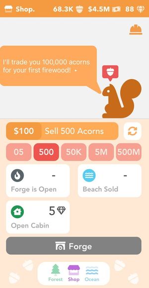 Idle Acorns screenshot 2