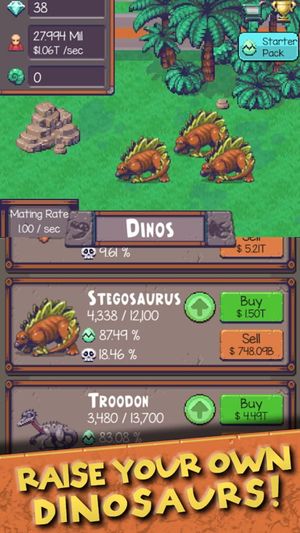 Idle Dino Zoo screenshot 2