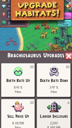 Idle Dino Zoo screenshot 4