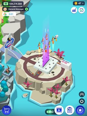 Idle Theme Park Tycoon screenshot 1