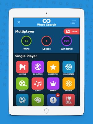 Infinite Word Search Puzzles screenshot 1
