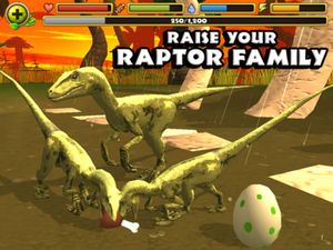 Jurassic Life: Velociraptor Dinosaur Simulator screenshot 1