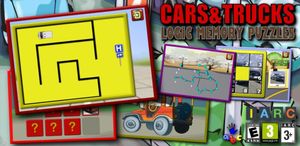 Kids Cars and Trucks Logic Memory Puzzles screenshot 3