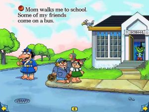 Living Books: Little Monster at School screenshot 1