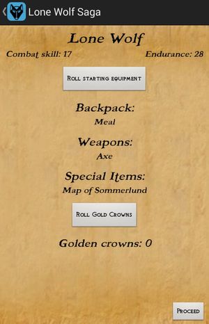 Lone Wolf Saga screenshot 1