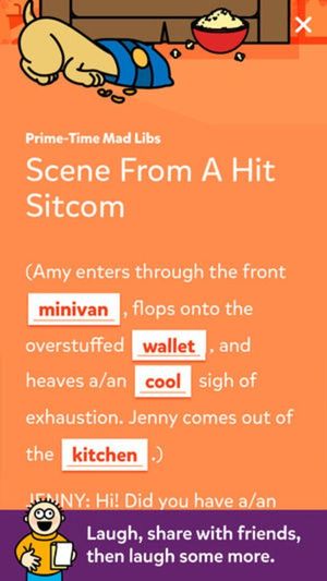 Mad Libs screenshot 1