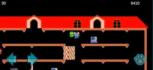 Mappy Atari screenshot 1