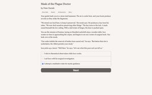 Mask of the Plague Doctor screenshot 1