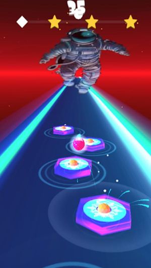 Masked Wolf: Astronaut Tiles Hop Beat screenshot 1