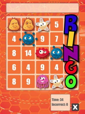 Math Bingo screenshot 1