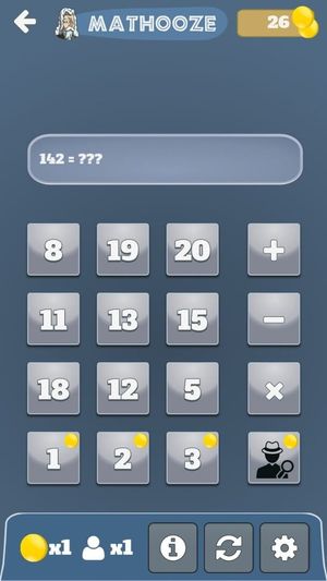 Mathooze - The Math Puzzle Game! screenshot 1
