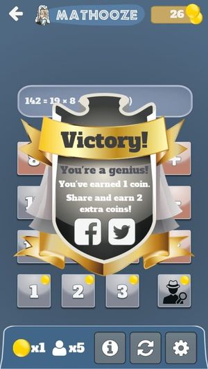 Mathooze - The Math Puzzle Game! screenshot 2