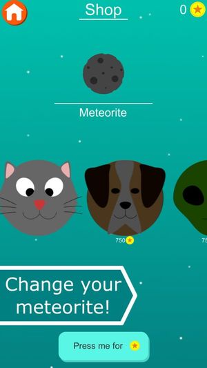 Meteorite's Journey screenshot 1