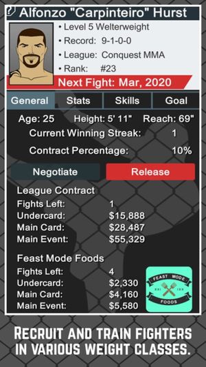MMA Manager screenshot 4