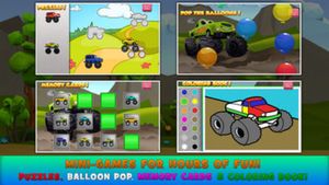 Monster Trucks Kids Racing Game screenshot 1