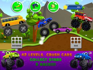 Monster Trucks Kids Racing Game screenshot 2